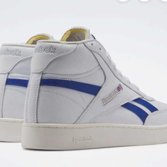 Reebok Club C Hi HR0670 Universal Men Sneakers White/Blue Size 12 - Picture 3 of 11